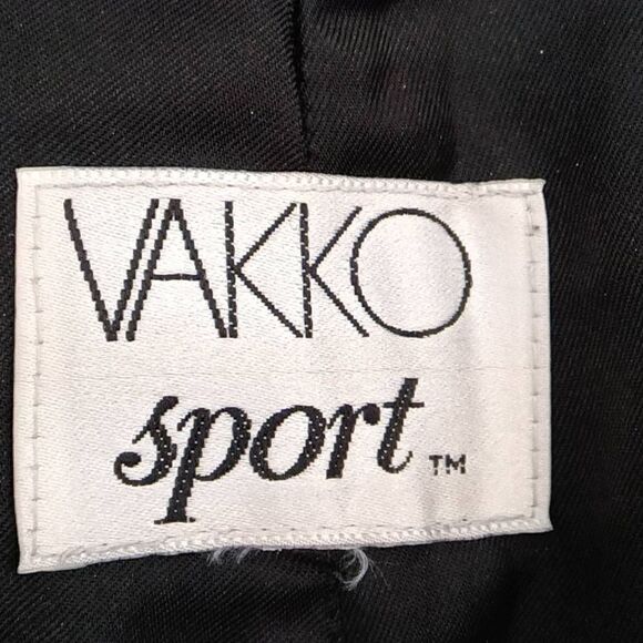 Vakko Sport Women's Black Lined Leather Pants - Picture 3 of 3